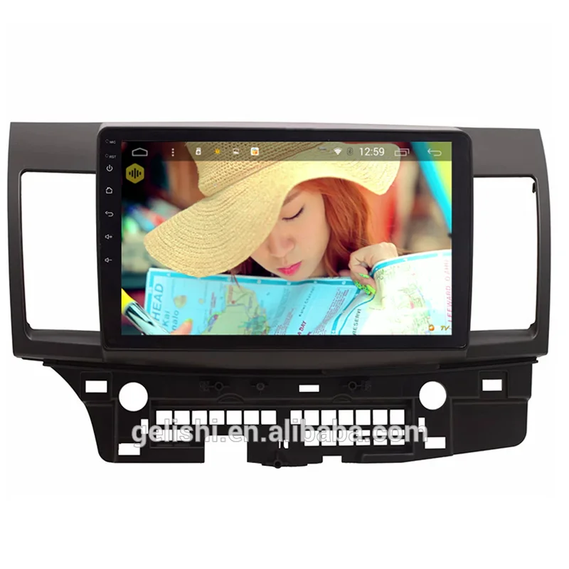 Android autórádió audio sztereó multimédiás dvd-lejátszó Mitsubishi Lancer-ex 2007-2015-re gps navigáció