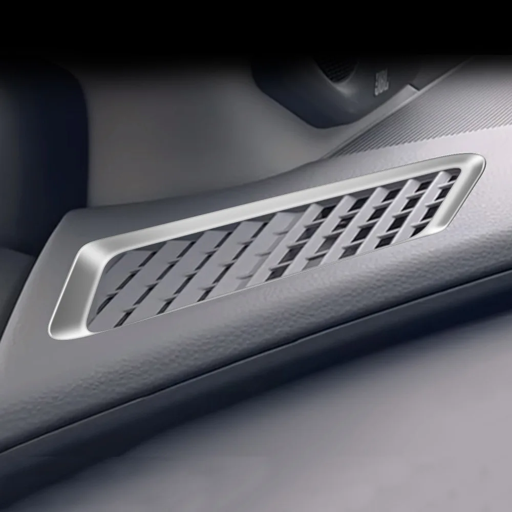 A Toyota Prius 60 Sorozat 2023 2024 Szénszálas Belső Kiegészítők Autó Műszerfal Oldalán Légkondicionáló Ventillátor Aljzat Fedelét Berendezés