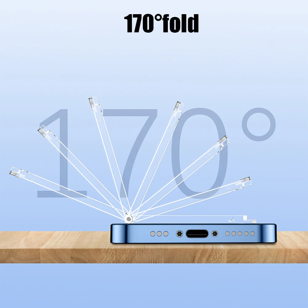 Átlátszó Ultra Vékony, Láthatatlan Mobiltelefon tartó iPhone 14 Samsung Egyetemes Egyértelmű Vissza öntapadó Asztal Konzol