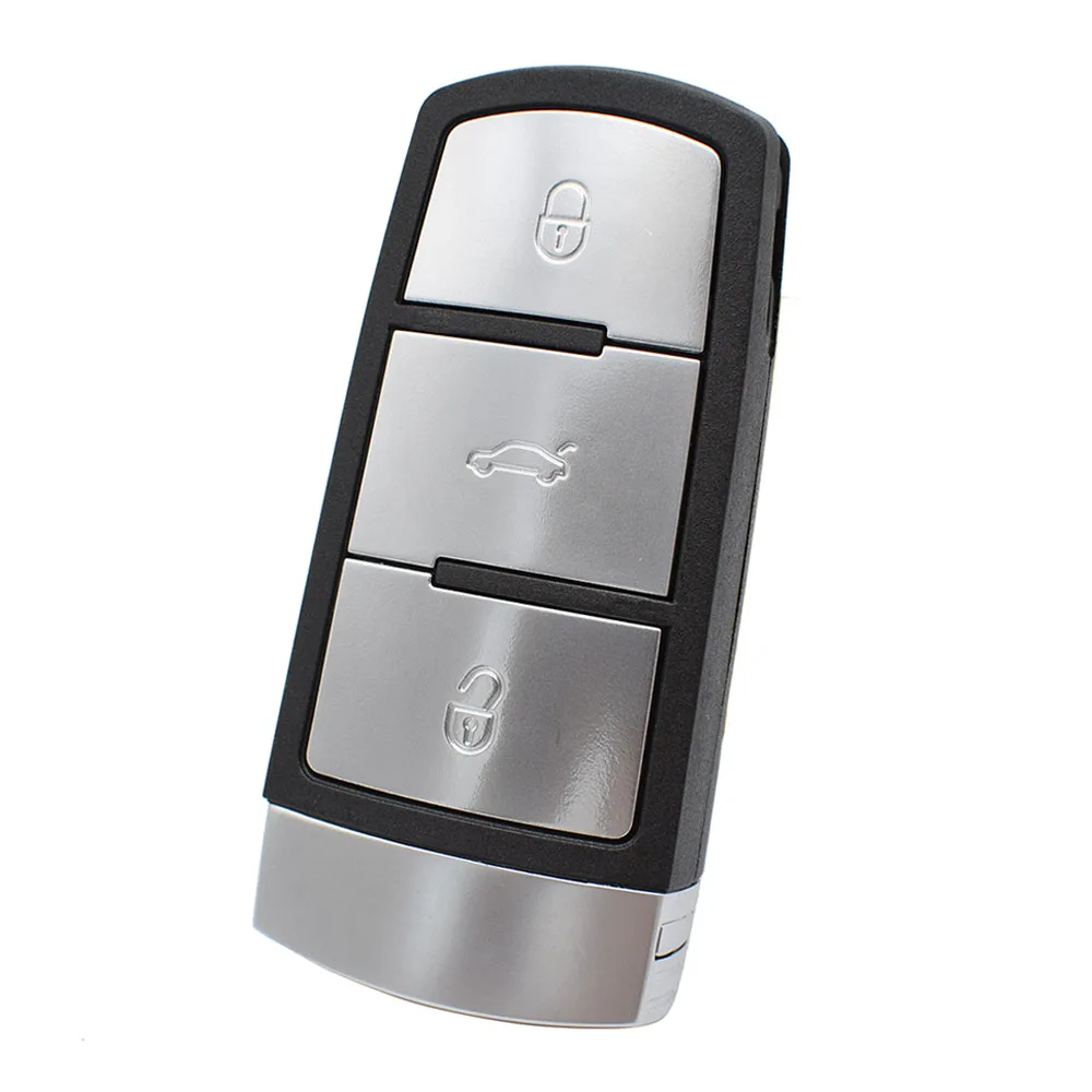 OEMASSIVE Autó Távoli Kulcs a hüvely Fob Fedezze Stílus Volkswagen CC, VW Passat B6 3C B7 Magotan 3Buttons Csere Javító Készlet