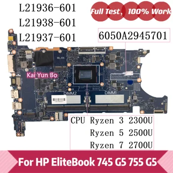 A HP EliteBook 755 G5 745 MT44 Laptop Alaplap 6050A2945701 L21936-601 L21938-601 L21937-601 W R3-2300U R5-2500U R7-2700U