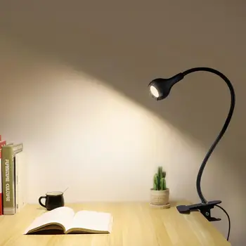 LED USB Olvasó lámpa olvasólámpa Ultra Fényes, Rugalmas Hajlító Asztal, asztali Lámpa, Éjjeli Notebook PC Számítógép tartó Klip