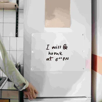 Szervező Hűtőszekrény Akril teendők üzenőfal Üres Tábla Hűtőszekrény üzenőfal a Menetrend Írás Hűtőszekrény