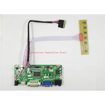 Új Vezérlő Vezető Testület Monitor Kit LTN145AT01-H01/H02/301/302 HDMI+VGA+DVI 1366X768 40Pins LCD LED Képernyő Panel