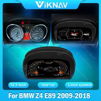 Autó Műszerfal LCD Panel BMW Z4 E89 2009 - 2018 Virtuális Pilótafülke Digitális Klaszter Eszköz Multimédia Sebességmérő GPS-Egység