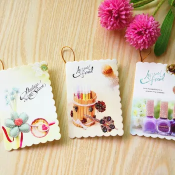 20db Mini Összecsukható kártya Egyetlen Bélyeg Dekoráció a legjobb kívánságait Üres Üdvözlő Mini Kártyát, Esküvői Virágok, Születésnap DIY 6*9cm