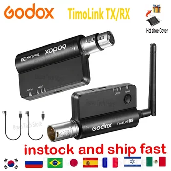Godox TimoLink RX TX Vezeték nélküli DMX Adó-Vevő Épült CRMX Modulok Filmesek Műsorszolgáltatók