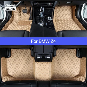 CUWEUSANG CustomCar Szőnyegek BMW Z4 E85 E86 E89 G92 2002-2021 Év Láb Coche Tartozékok Automatikus