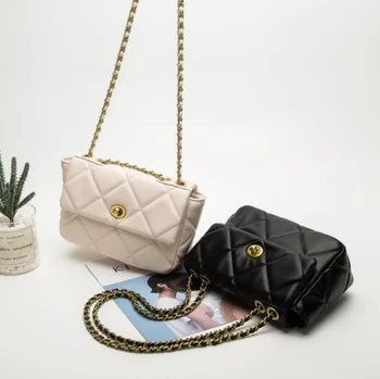 magas minőségű kézi táskák 2021 női divat a nők kors messenger táska fekete pu bőr kézi táska női