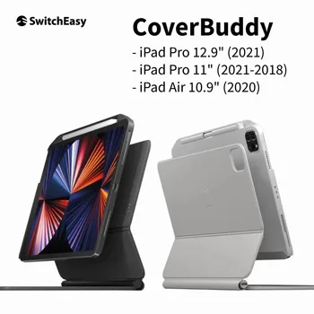 Kapcsoló Könnyű CoverBuddy a 2022-2018 Apple iPad Pro 11 /12.9 hüvelykes ipad Air 10.5 védőburkolat Kompatibilis Mágikus Billentyűzet