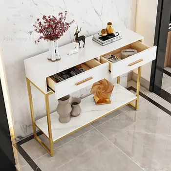 Modern, Egyszerű Konzol Asztal nappaliba Partíció Dekoratív Szekrények Otthon Bútor Északi Kreatív Konzol Asztal Folyosón
