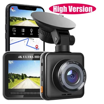 Mini Autós Kamera WiFi 4K-GPS Nyomkövető Dual Kamera 2K 1080P HD 2.0