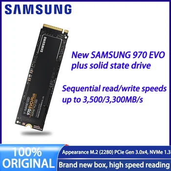 Samsung 970 EVO Plus M. 2 SATA 500GB 1 tb-os 2 tb-os Nvme Pcie Belső szilárdtestalapú Meghajtó Merevlemez Hüvelykes laptop szilárdtestalapú meghajtó PC lemez