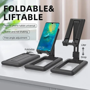 Összehajtható Tábla Mobiltelefon Asztali tartó, iPad, iPhone Samsung Asztal Telefon készenléti Állítható Asztal Konzol Okostelefon Állvány