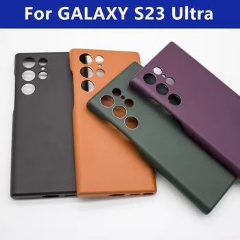 S23 Ultra Valódi Bőr Samsung Galaxy S23Ultra Esetben a Klasszikus Minőségi Üzleti Védő Samsung S23 Plusz hátlap