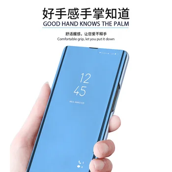 2023 Tükör View Okos Flip tok Samsung Galaxy Note 9 Luxus eredeti Mágneses fundas Note9 SM N960 N960F a Bőr Telefon