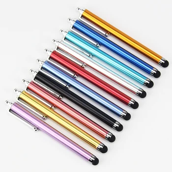 500 db/sok Fém Egyenes Pálca 9.0 Touch pen Stylus Toll Canetas para iPhone iPad mobiltelefon, Tablet Caneta Tablet 8 Szín