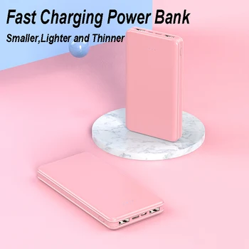 Power Bank 10000mAh Külső Akkumulátor 5W Hordozható Töltő, Iphone 12/13/13 Pro Max Akkumulátor Töltő, Samsung Xiaomi