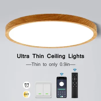 Smart LED Mennyezeti Lámpák Modern Ceil Fény APP/Tuya Led Mennyezeti Lámpa Kerek Nappali, Hálószoba, Fedett Konyhai Világítás Lámpa