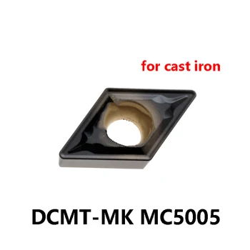 DCMT11T304-MK Eredeti DCMT 070204 11T304 11T308 DCMT070204 DCMT11T304 DCMT11T308-MK MC5005 Keményfém Lapkákat CNC Esztergálás Eszközök