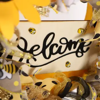 Dekoratív, Vonzó Mézelő Méh Fesztivál Garland Dísz Mézelő Méh Fesztivál Kellékek