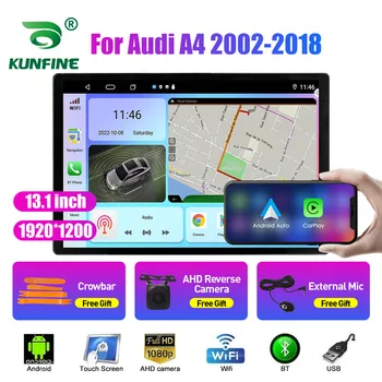 13.1 hüvelyk autórádió Audi A4 2002-2018 Autós DVD-GPS-Navigációs Sztereó Carplay 2 Din Központi Multimédia Android Auto