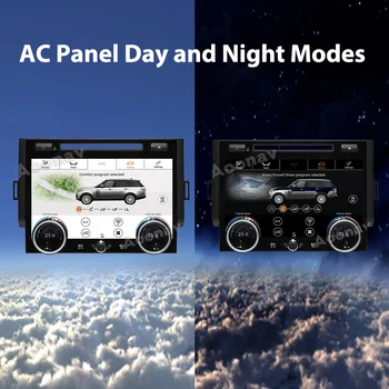 AC Panel A Range Rover Sport L494 2013-2017 Legújabb Verzió légkondicionáló Panel Hőmérséklet-szabályozás Touch LCD Kijelző Sztereó
