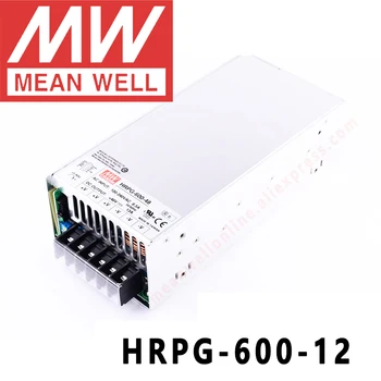 Eredeti jót HRPG-600-12 12 V 53A meanwell HRPG-600 12V 636W Egyetlen Kimenet PFC Funkció áramellátás