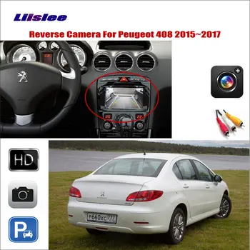 A Peugeot 408 2015 2016 2017 Autó Fordított Visszapillantó Kamera Kompatibilis az Eredeti Képernyő RCA Adapter-Csatlakozó HD CCD SONY KAMERA