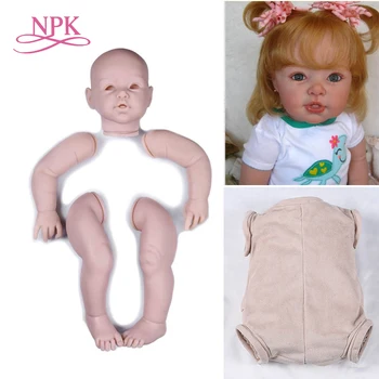 NPK 29inch reborn baba, kit nagyon nagy méretű todder puha vinyl befejezetlen DIY baba alkatrészek