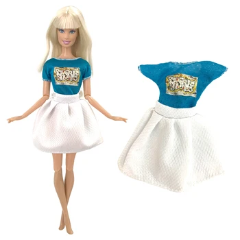 NK 1 Állítsa 30CM Hercegnő Divat Ruhák Alkalmi Stílus Dress Barbie Baba Kiegészítők Gyerek Lány Születésnapi újévi Ajándék Játék