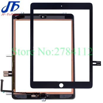 10db Csere iPad 6 6 2018 A1893 A1954 9.7 érintőképernyő Digitalizáló Panel Külső LCD Üveg Közgyűlés Kijelző + Ragasztó