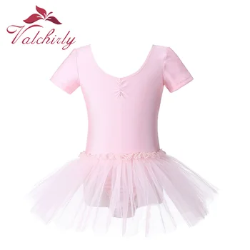 Rózsaszín Balett Tütü Ruha Lányoknak, Balett, Tánc, viselet Kedves Gyerekek Tutu Torna Dressz Ruha