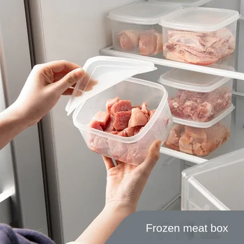 Hűtőszekrény fagyasztott hús élelmiszer-fagyasztó doboz, hagyma, gyömbér növényi megőrzése doboz, hűtő-tároló doboz