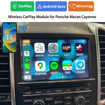 Autó Kamera Utólag Telefon Navigációs Waze Apple Térkép CarPlay Modul Porsche PCM3.1 Cayenne Panamera 2010 után