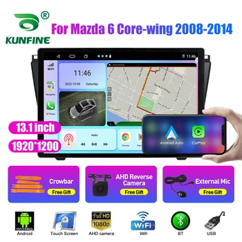 13.1 hüvelyk autórádió Mazda 6 Core-szárny 2008-2014 Autós DVD-GPS-Navigációs Sztereó Carplay 2 Din Központi Multimédia Android Auto