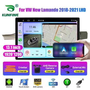 13.1 hüvelyk autórádió VW Új Lamando 2018-2021 LHD Autós DVD-GPS-Navigációs Sztereó Carplay 2 Din Központi Multimédia Android Auto