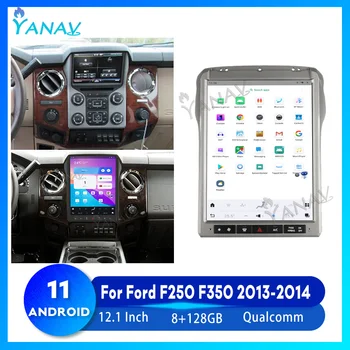 Android 128GB autórádió Ford F250 F350 F450 F550 2013-2014 Auto Hifi, Multimédia Videó GPS Navigációs 4G WIFI Carplay Egység