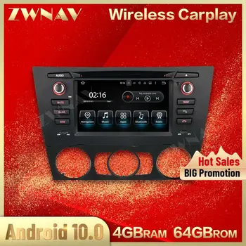 64G Carplay Android 10.0 Képernyő Autó Multimédia Lejátszó BMW 3-as Sorozat 2005-2019 GPS NAVIGATIONAuto Audio Rádió Sztereó Fej Egység