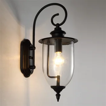 ·TEMAR Klasszikus Kültéri Fali Lámpa LED Vízálló IP65 Falikarok Haza Tornácon Villa Dekoráció