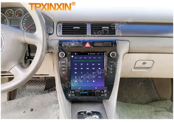 8+256 gb-os Android 12 Carplay Rádió Coche, Bluetooth Audi A6 1999 2000 2001 2002 2003 GPS Autóipari Multimédia GPS Player