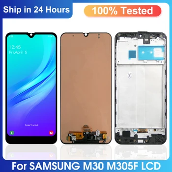 100% - os Teszt Samsung Galaxy M03 LCD Kijelző,a Keret Touch Panel Digitalizáló Közgyűlés A GalaxyM03 SM-M035F Képernyő Cseréje