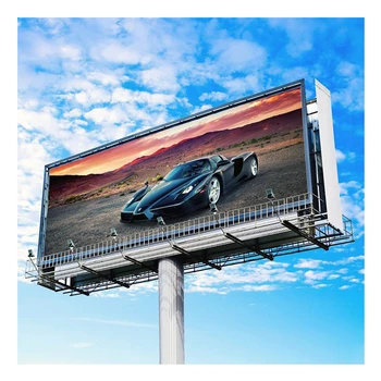 Kültéri P10 rgb LED Kijelző 640X640mm nyomásos öntéses alumínium kabinet bérleti díj az Autópálya LED Kijelző led-es videó reklám walll