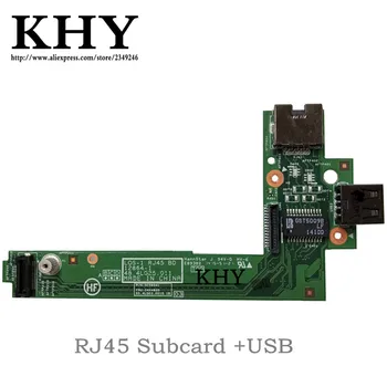 Eredeti utódok RJ45 subcard USB subcard a ThinkPad L440 FRU 04X4820 0C58541 55.4LG03.001