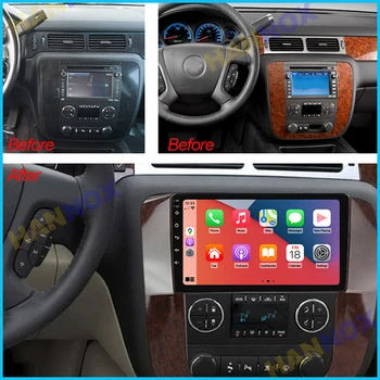 Android Autó Rádió GMC Yukon Chevrolet Tahoe Külvárosi 2007-2013-As Autó Multimédia Lejátszó Audio FM BT WIFI 4G LTE GPS Navi
